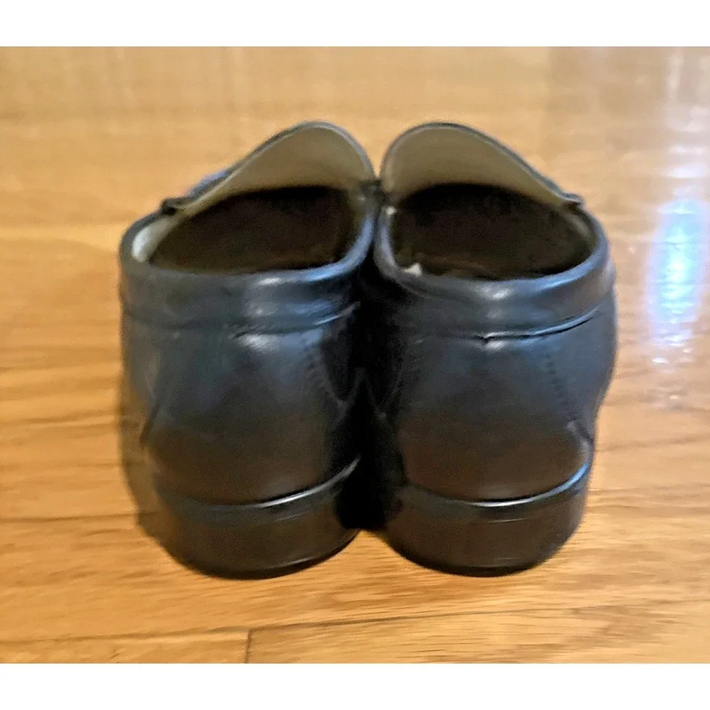 SAS Venetian Handsewn Slip On Black Leather Loafer Shoes Mens Size 13W Made USA